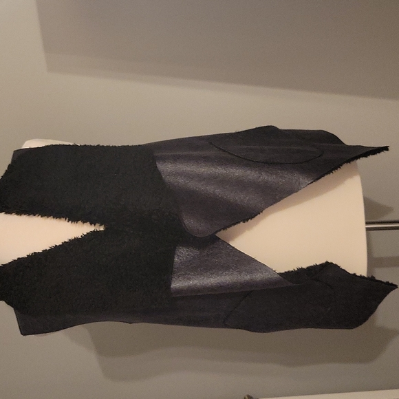 Moto Vest faux leather - Picture 3 of 12